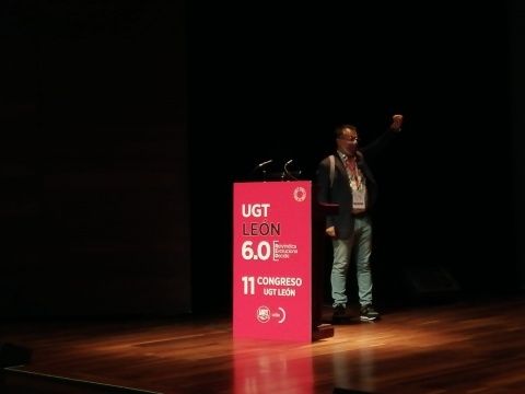 Enrique Reguero durante su intervención