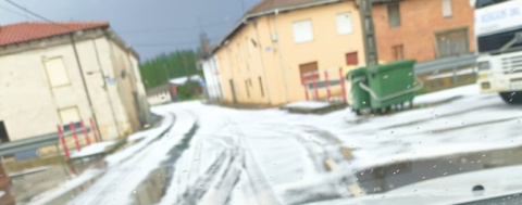 Las fotos de la granizada en Villacé