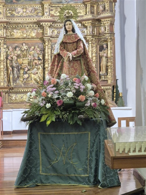 Virgen del Rosario. Foto: A Alonso