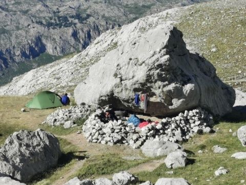 Cualquier sitio es bueno para refugiarse