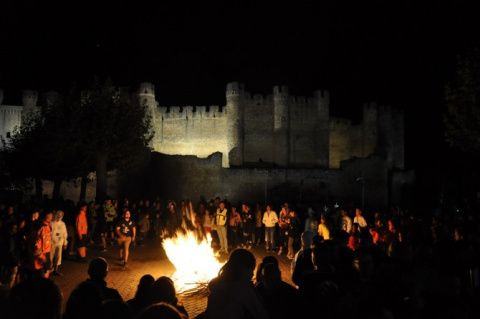 Hoguera tras el Carro de Le&ntilde;a